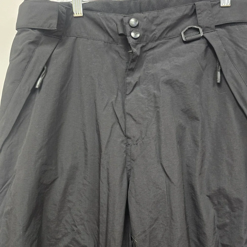 Polar Edge Insulated Ski Pants Men Medium Black Adjustable‎ Waist Zipper Pockets